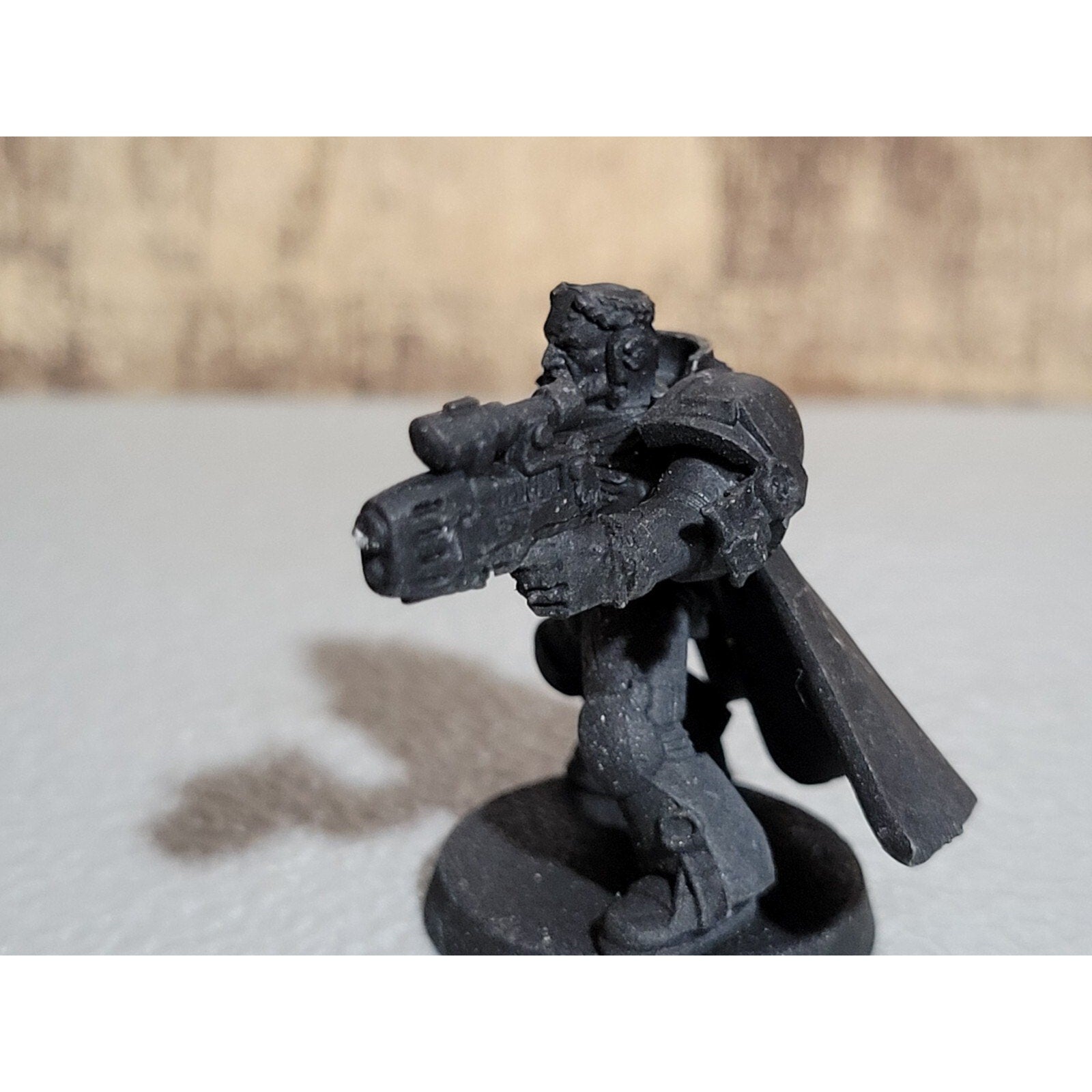 A18417 WARHAMMER 40K SPACE MARINES CAPTAIN LIEUTENANT CUSTOM MISS BACKPACK
