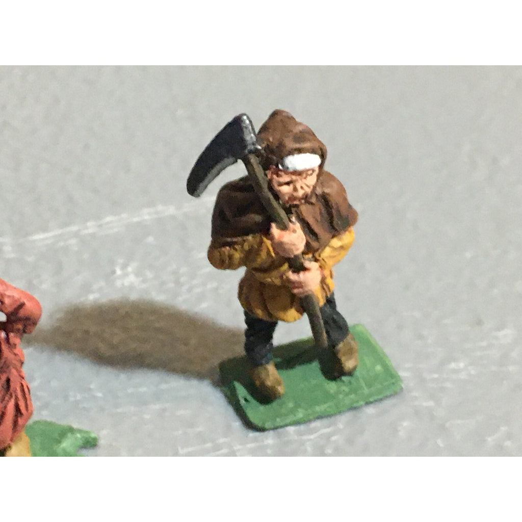 A10185 CITADEL PRE SLOTTA METAL RARE OOP HUMAN FARMERS PEASANTS 2 PK PAINTED
