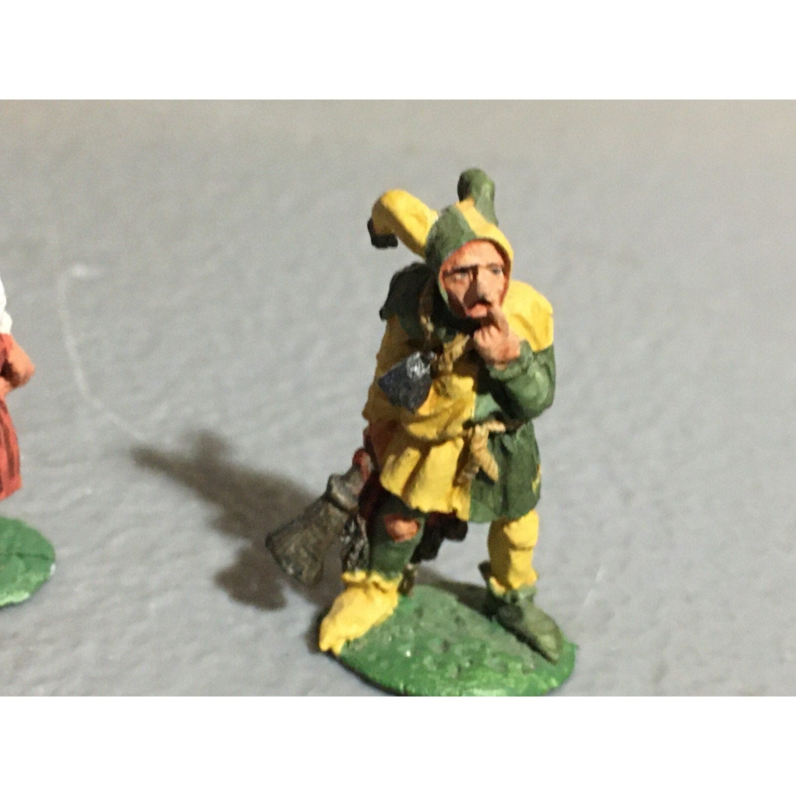 A9850 CITADEL PRE SLOTTA METAL RARE OOP PAINTED HUMAN JESTER & CHILD