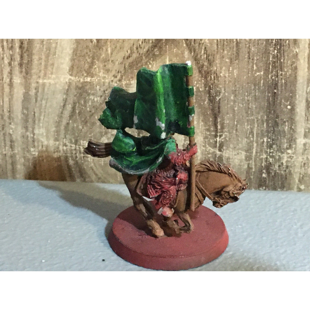 A30091 LOTR LORD OF THE RINGS GAMES WORKSHOP METAL ROHAN GAMLING W ROYAL BANNER