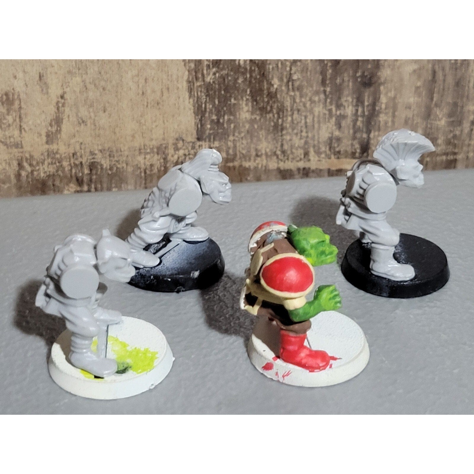 A19455 WARHAMMER 40K OOP CITADEL SPACE ORKS BOYZ INCOMPLETE 4 PK PLASTIC