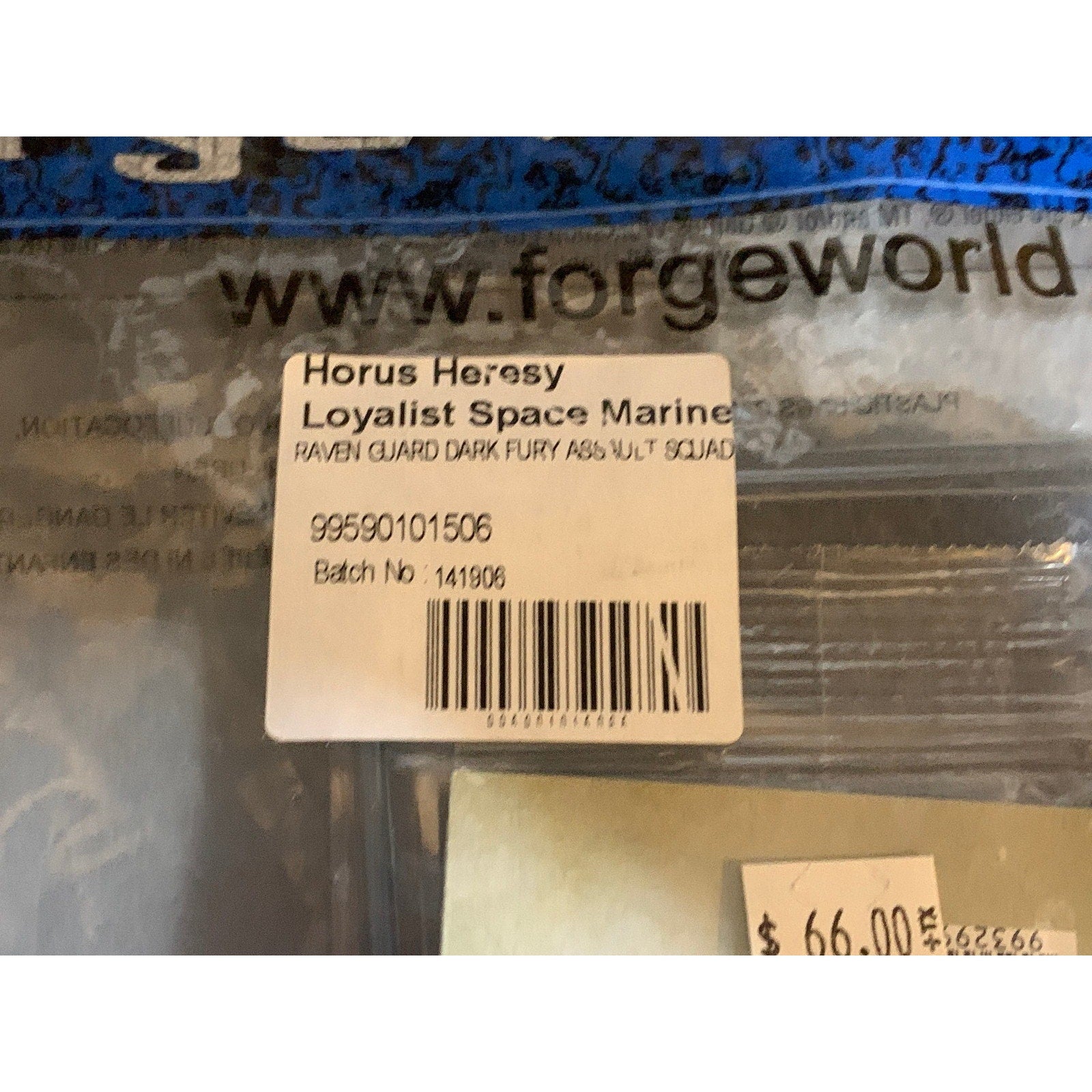 SA31112 WARHAMMER FORGE WORLD 30K HORUS RAVEN GUARD DARK FURY ASSAULT INCOMPLETE