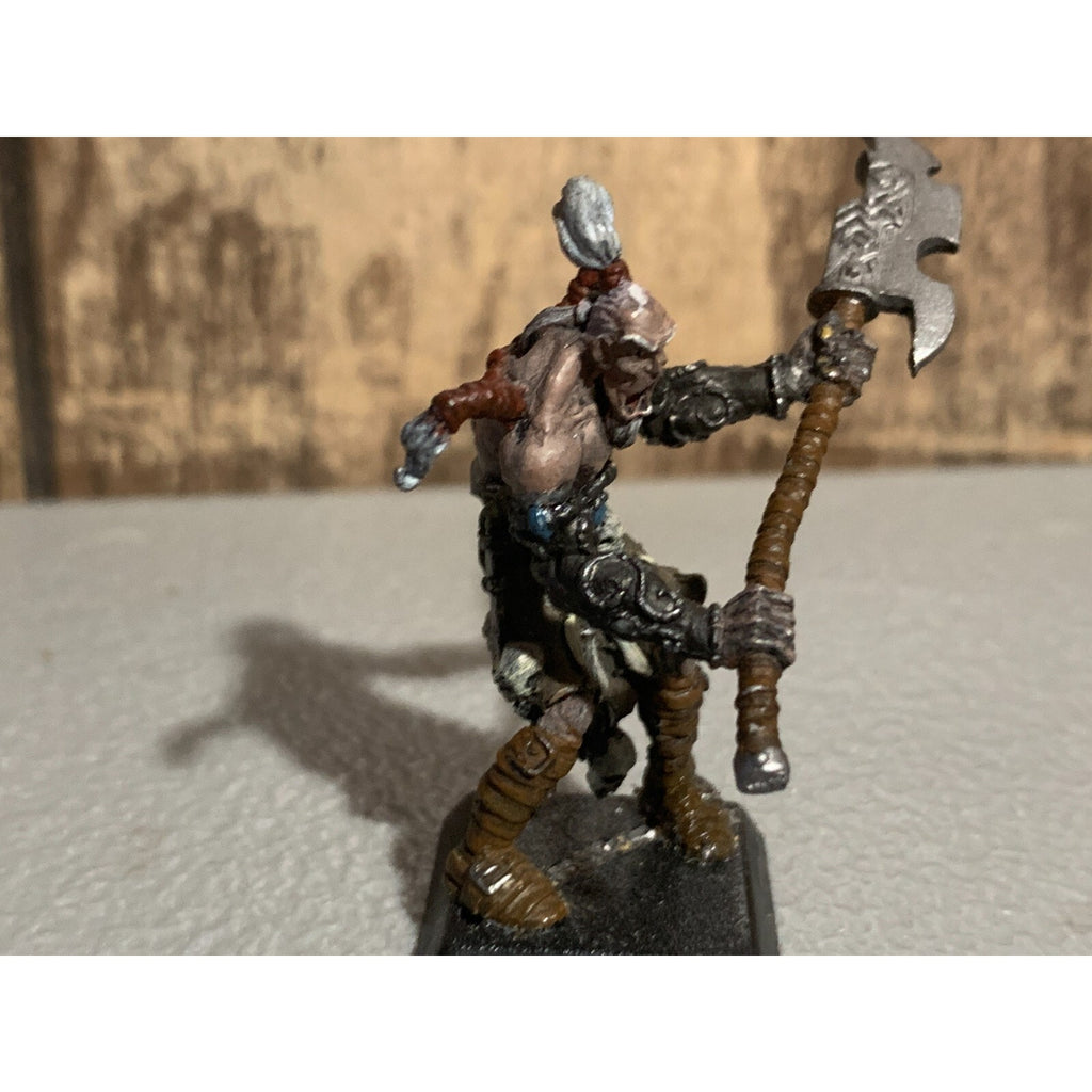 A16313 RACKHAM CONFRONTATION METAL OOP GIANT BARBARIAN W HALBERD