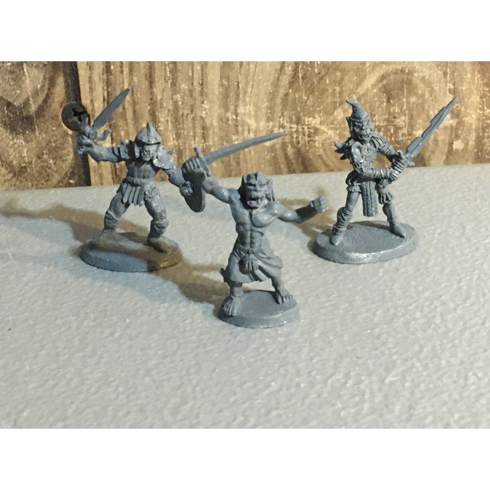 A32623 RAL PARTHA MINIATURES METAL 3 PK ORC WARRIORS FIGHTER BARBARIAN D&D