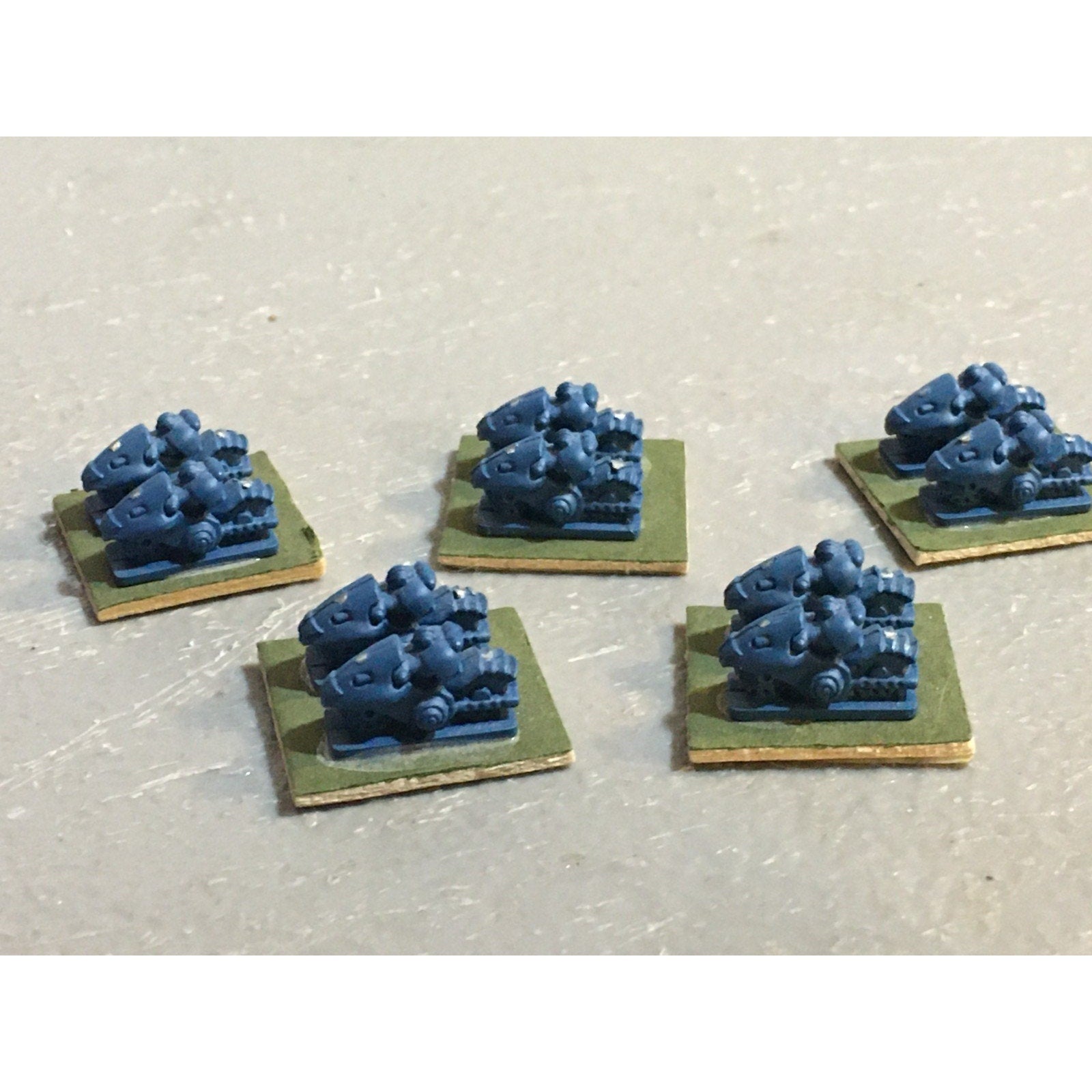 A25120 WARHAMMER 40K EPIC SPACE MARINES BIKES 5 CUSTOM STANDS GW