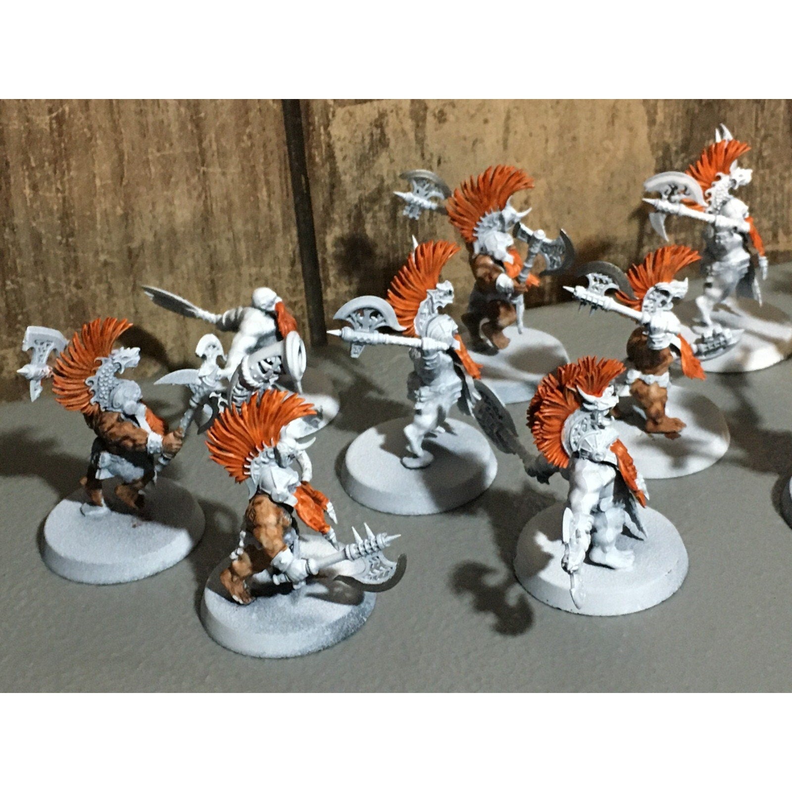 A20181 WARHAMMER FANTASY AOS FYRESLAYERS VULKITE BERZERKERS 10 PK PRIMED
