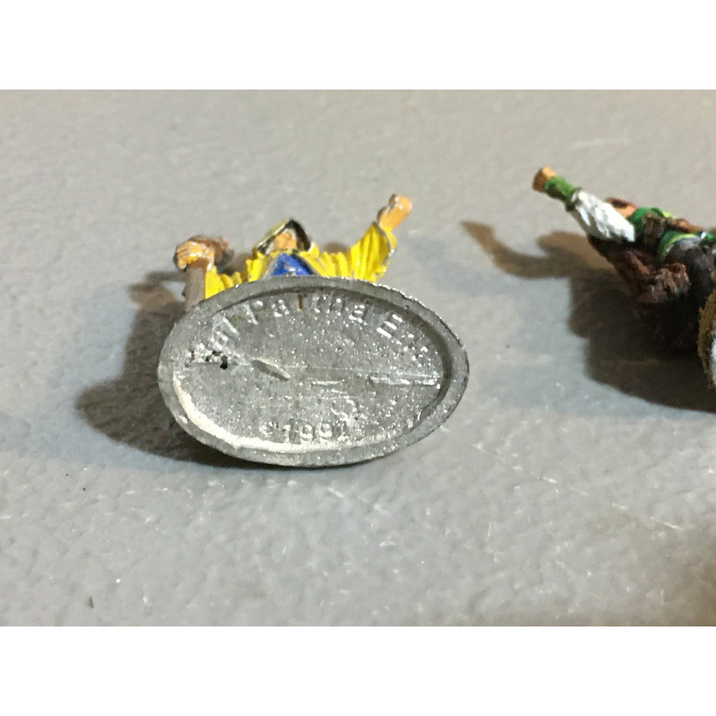 A24864 UNBRANDED METAL TABLETOP OLD OOP D&D FANTASY MAGES WIZARDS MINIATURES