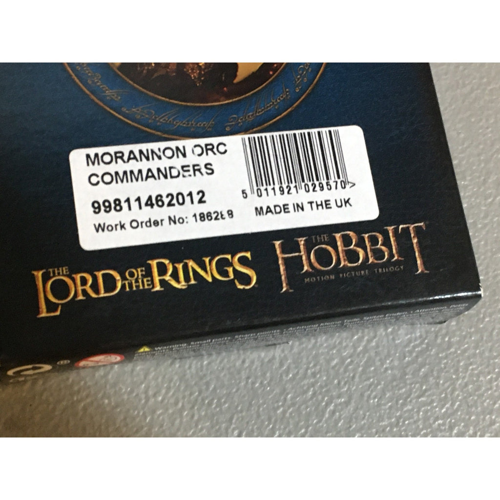 A32651 LOTR LORD OF RINGS GW GAMES WORKSHOP MORANNON ORC COMMANDERS NIB NEW