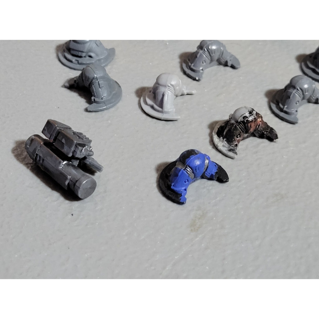 A18906 WARHAMMER 40K SPACE MARINES BITS LOT TANK RHINO RAZORBACK DARK ANGELS