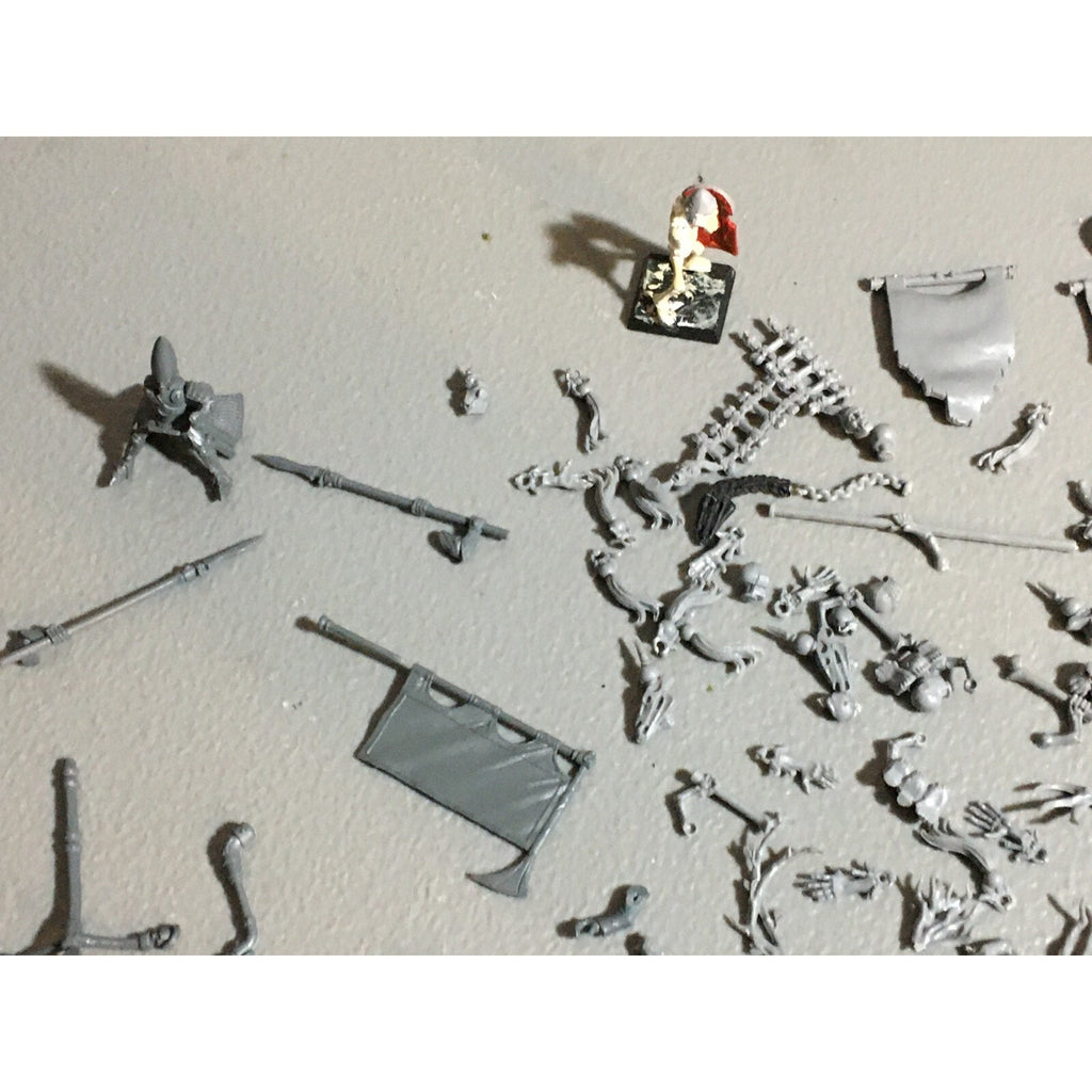 A20847 WARHAMMER FANTASY BITS LOT MIXED HIGH ELVES SKELETONS DRYADS ORCS