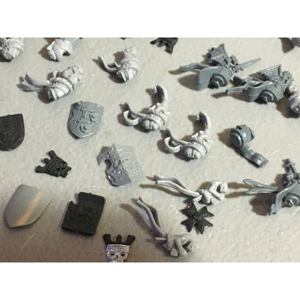 A22076 WARHAMMER FANTASY EMPIRE BITS LOT MIXED SHIELDS GAMES WORKSHOP GW