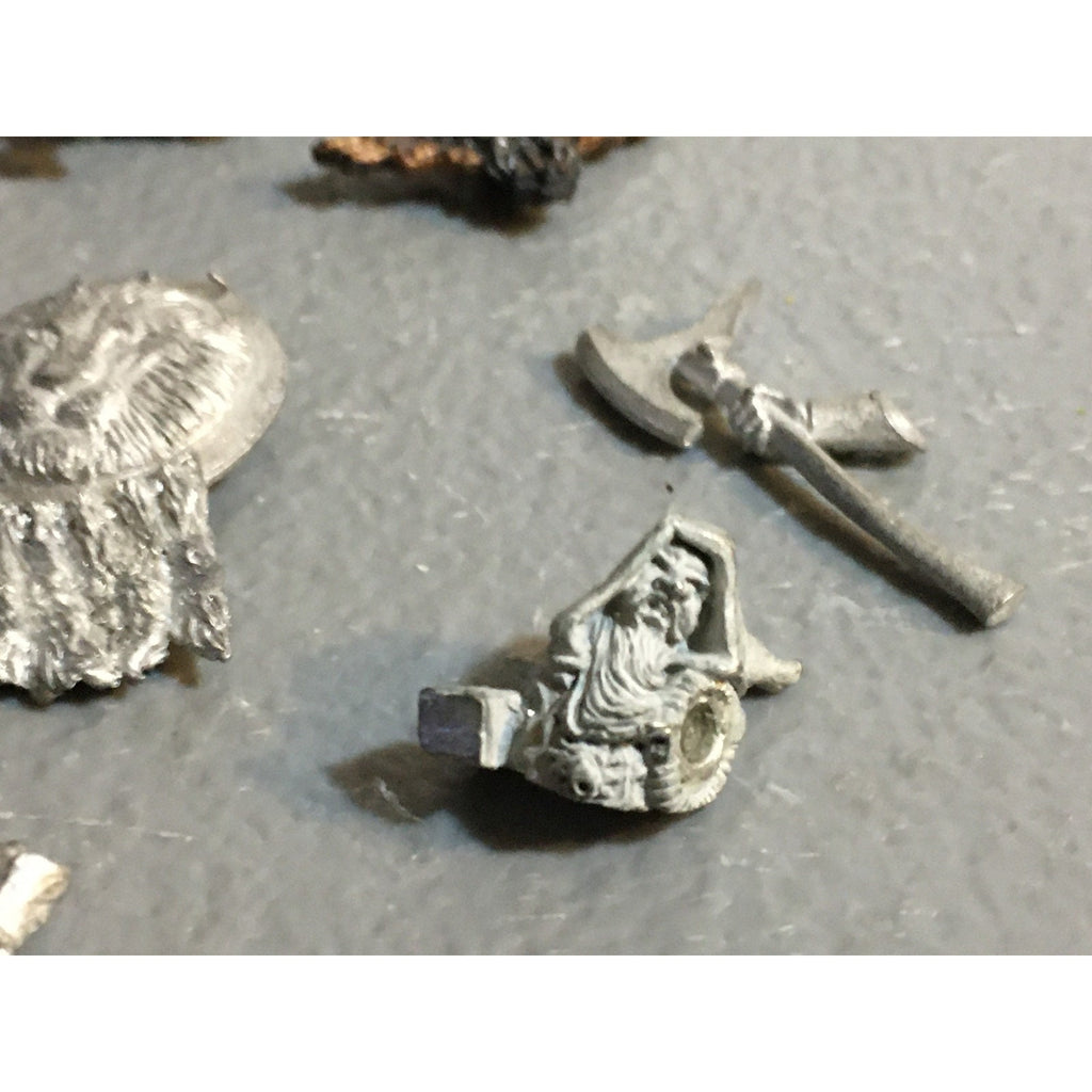 A32544 UNKNOWN MINIATURES ALL METAL BITS & INCOMPLETE LOT FANTASY