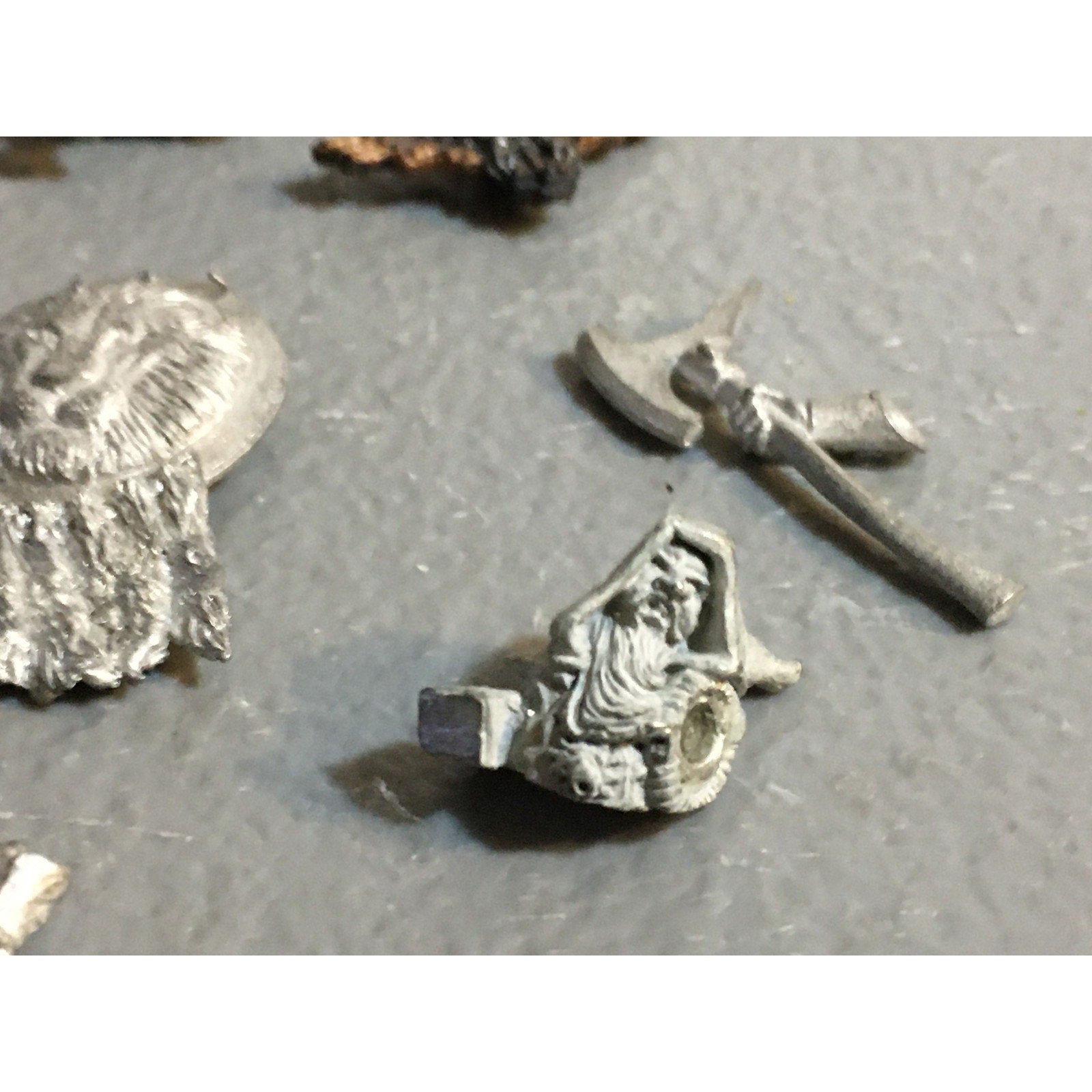 A32544 UNKNOWN MINIATURES ALL METAL BITS & INCOMPLETE LOT FANTASY