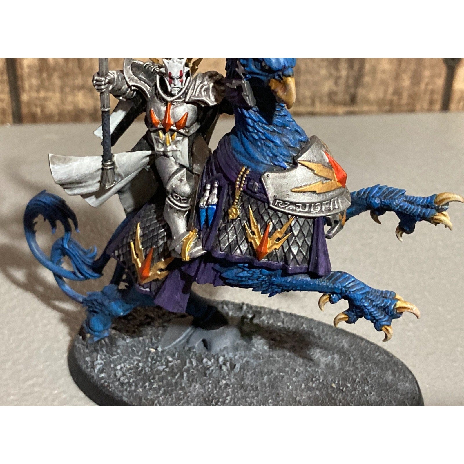 A19276 WARHAMMER AOS SIGMAR STORMCAST LORD ARCANUM GRYPH CHARGER PAINTED BASED