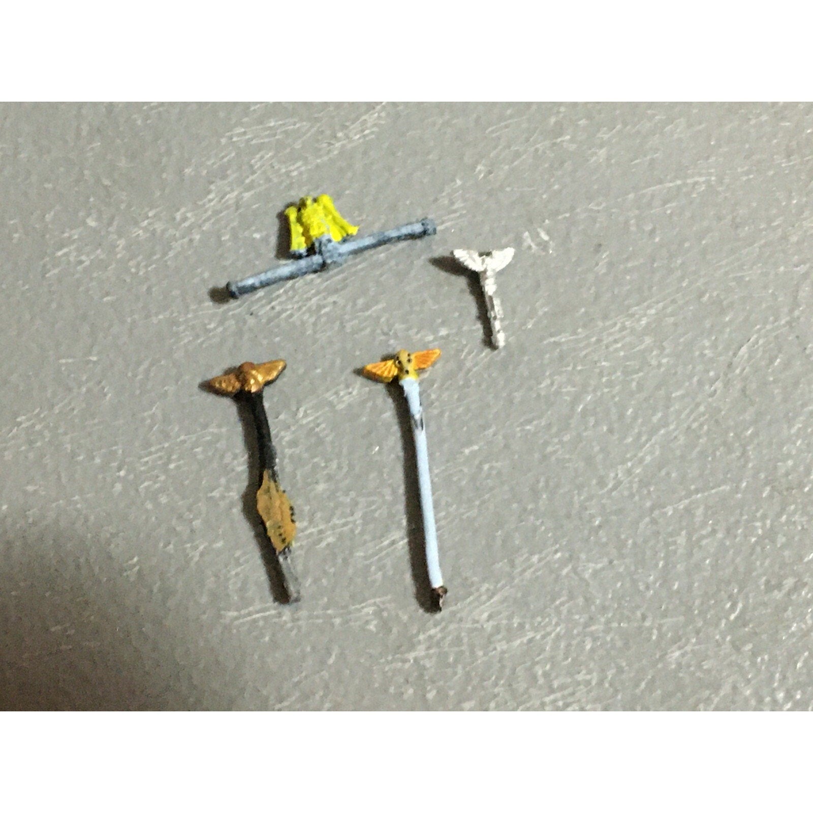 A22381 WARHAMMER 40K SPACE MARINES METAL BITS LOT BANNER POLES GAMES WORKSHOP GW