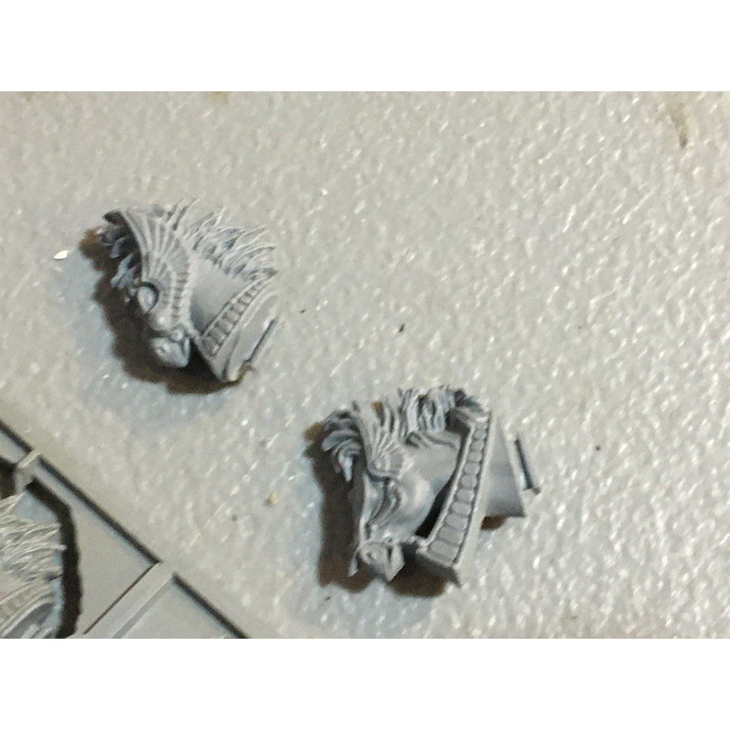 A24512 WARHAMMER FANTASY HIGH ELVES HORSE HEADS BITS LOT 7 PK GAMES WORKSHOP GW