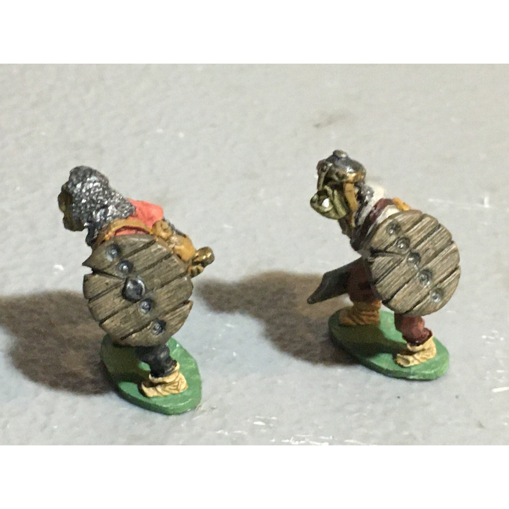 A10087 CITADEL PRE SLOTTA METAL RARE OOP ORC WARRIORS 2 PK WARHAMMER PAINTED