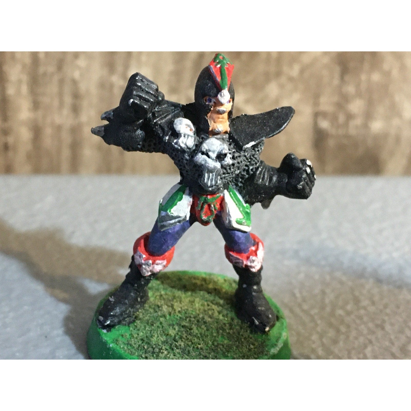 A30118 WARHAMMER BLOOD BOWL METAL DARK ELVES TEAM LINEMEN 3 PK PAINT BASE OOP GW
