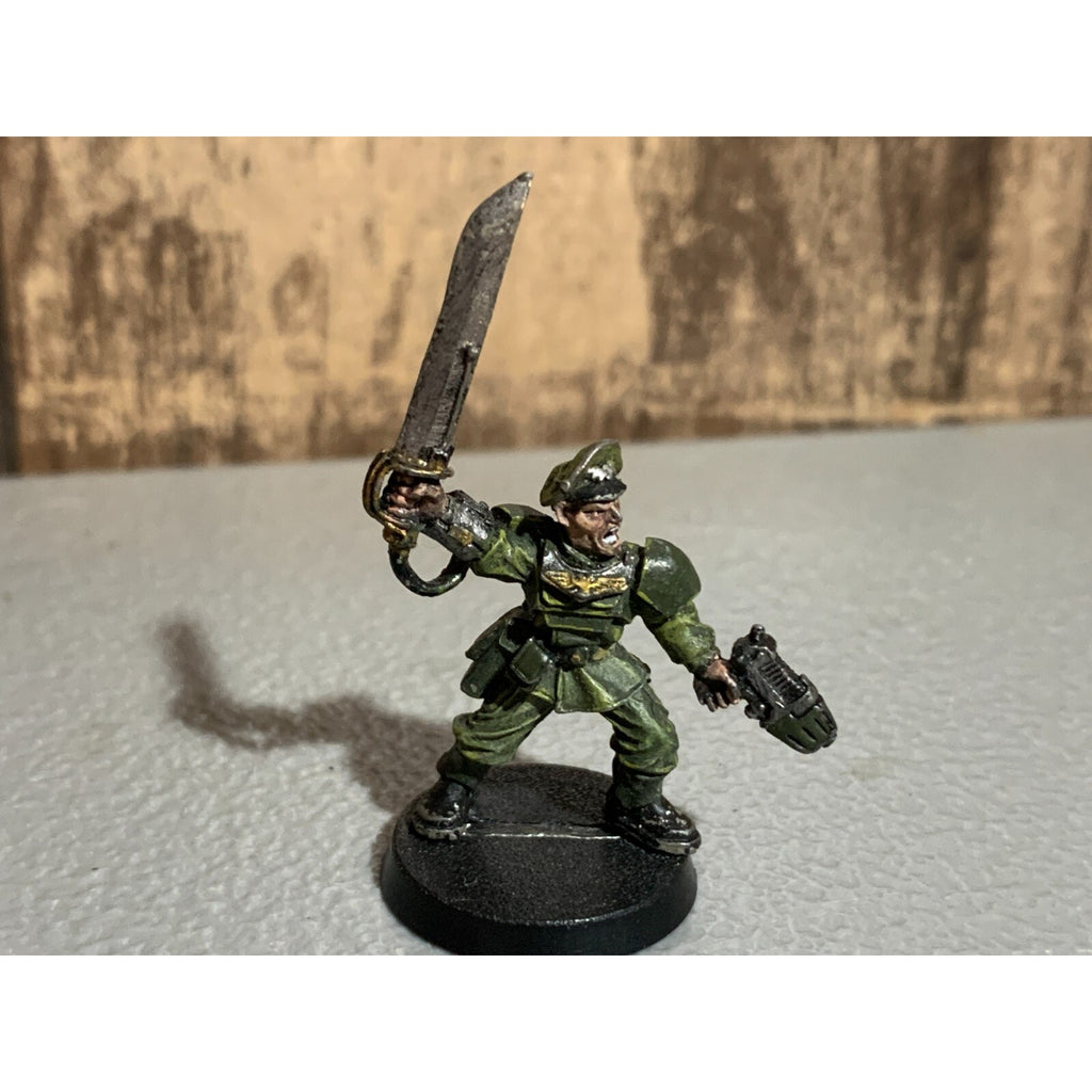 A17311 WARHAMMER 40K ASTRA IG GUARD METAL CADIAN OFFICER SERGEANT POWER SWORD GW