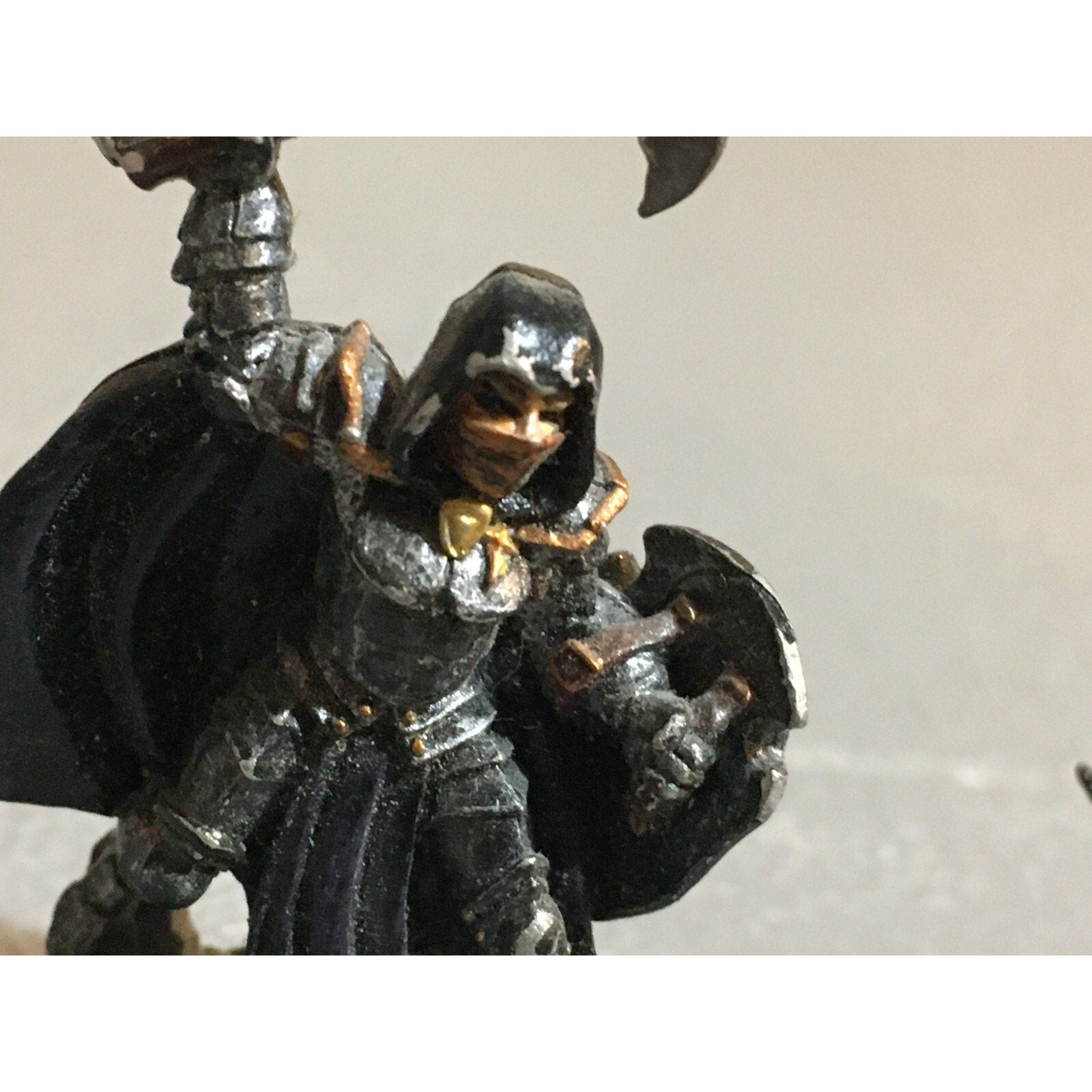 A10262 UNKNOWN METAL FANTASY MINIATURES TABLETOP WARGAMES GHOST RIDER + WARRIOR