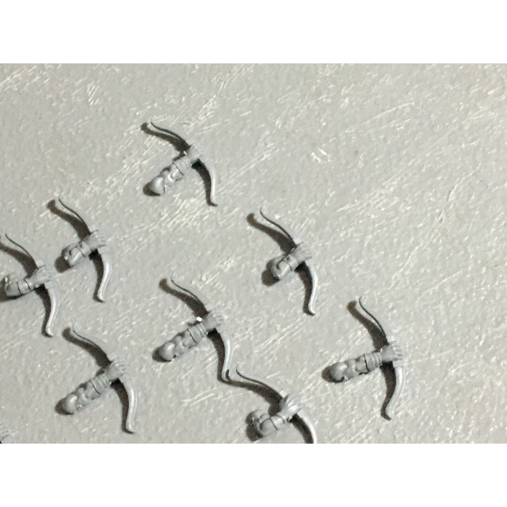 A22634 WARHAMMER FANTASY ORCS & GOBLINS BITS LOT GOBLIN ARCHER BOWS GW OLD WORLD
