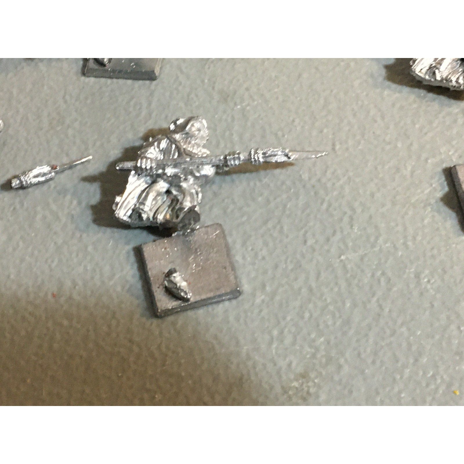 A24879 UNKNOWN METAL MINIATURES TABLETOP WARGAMES 8 PK HUMAN SPEARMEN