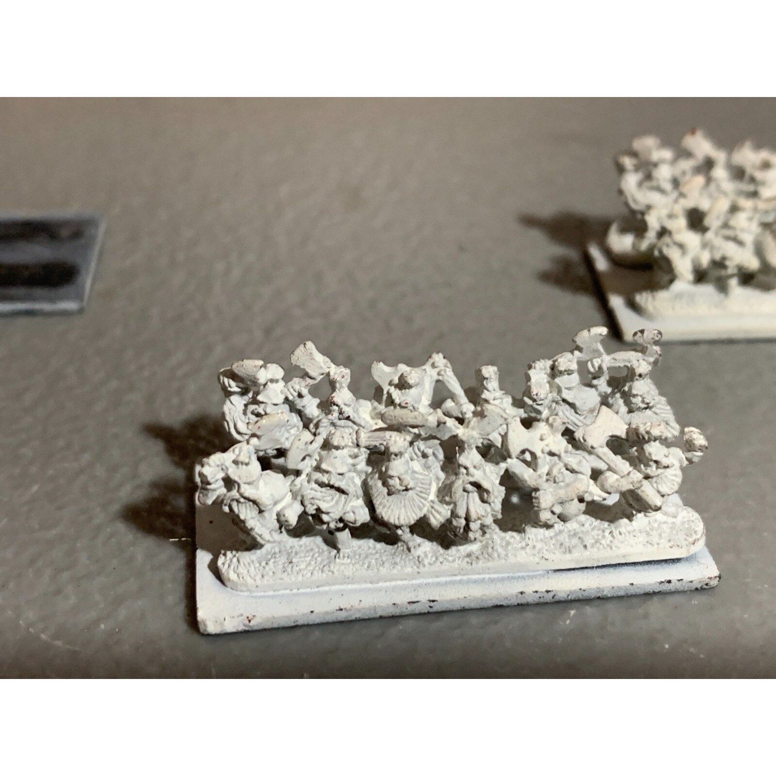 A16658 WARMASTER WARHAMMER DWARF TROLLSLAYERS 6 STANDS METAL GAMES WORKSHOP