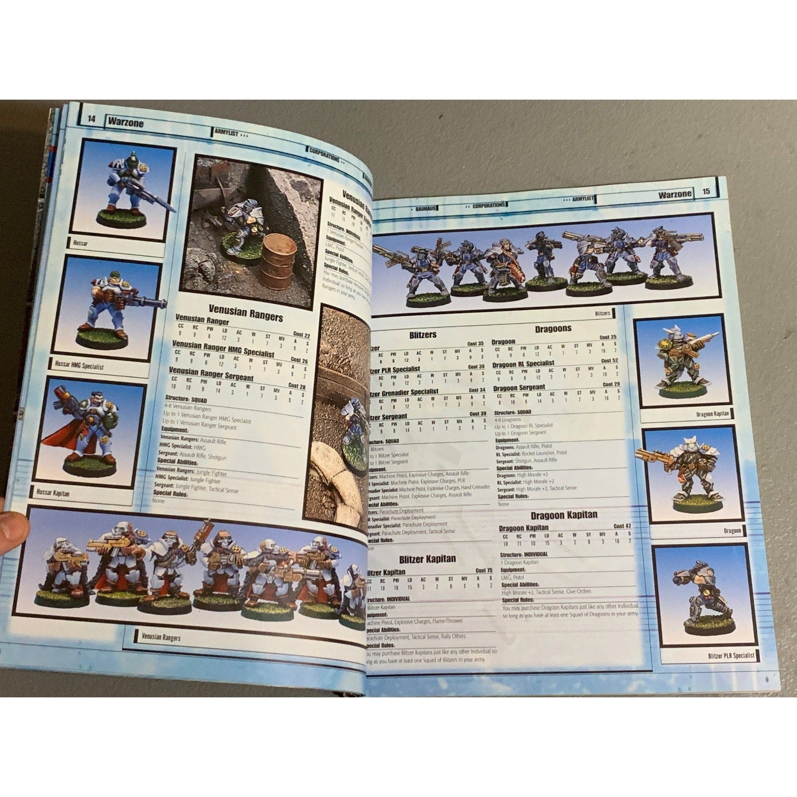 A31647 WARZONE MUTANT CHRON HHG HEARTBREAKER ARMY BOOK PLAYED THE FORCES OF WAR