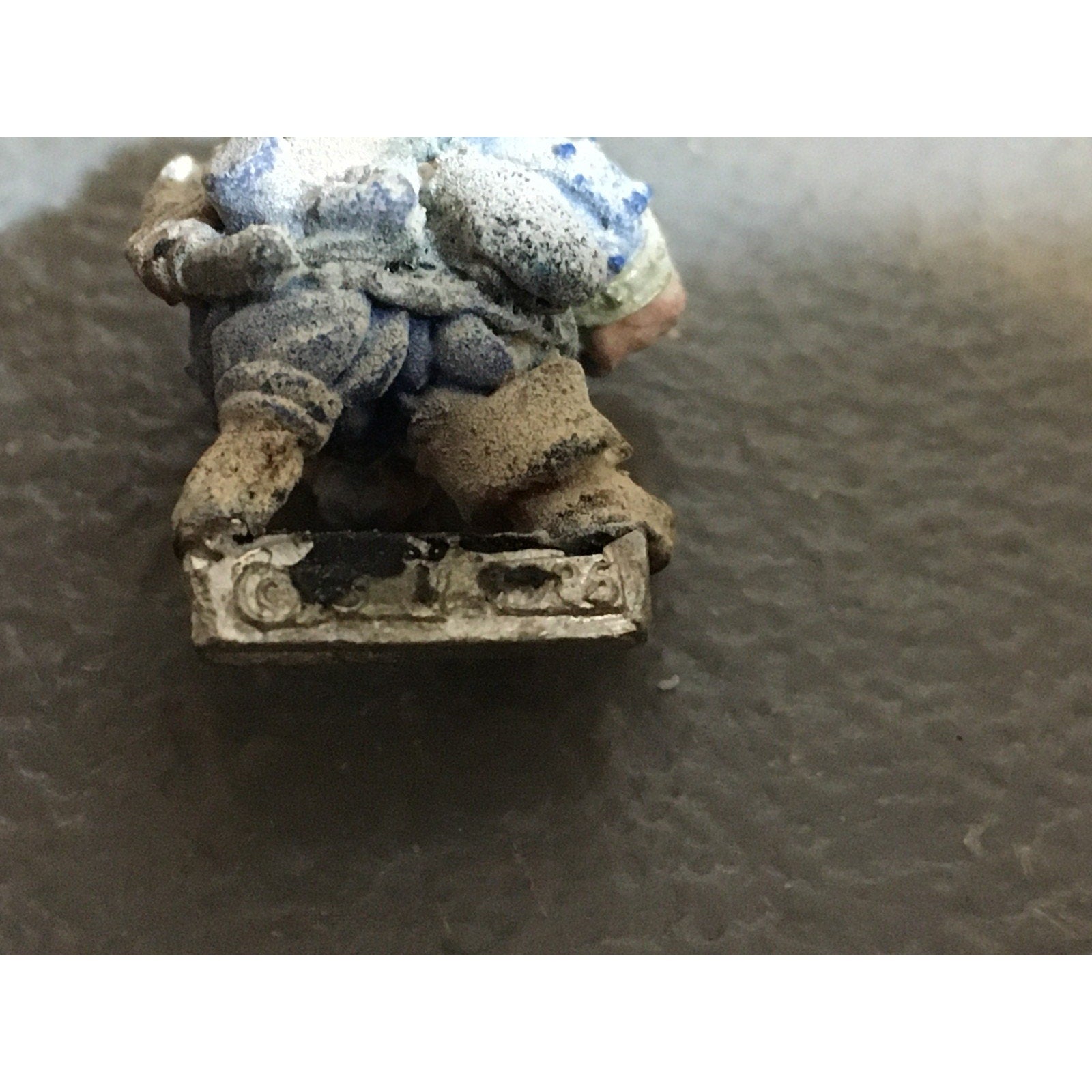 A30734 WARHAMMER FANTASY GW 1986 METAL DWARF JORJ RUDDLE BURMAS CHAMPION INCOMP