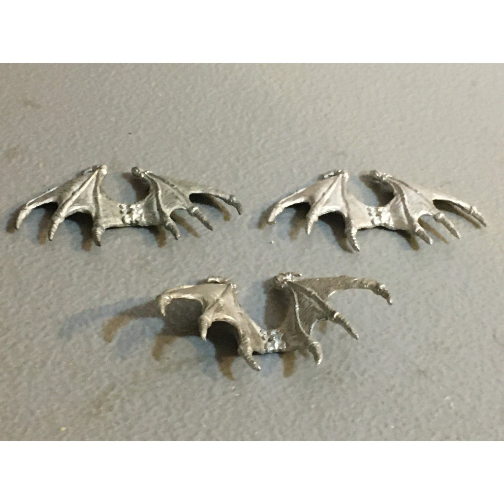 A33851 WARHAMMER 40K TYRANIDS BITS LOT METAL GARGOYLE WINGS 3 PK GW