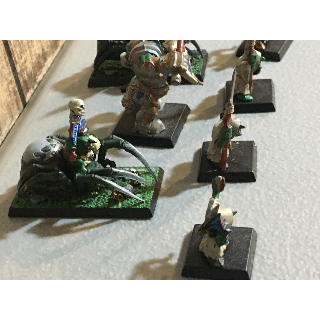 A32511 WARHAMMER FANTASY ORCS & GOBLINS MIX NIGHT FOREST SPIDER BLACK PAINT GW
