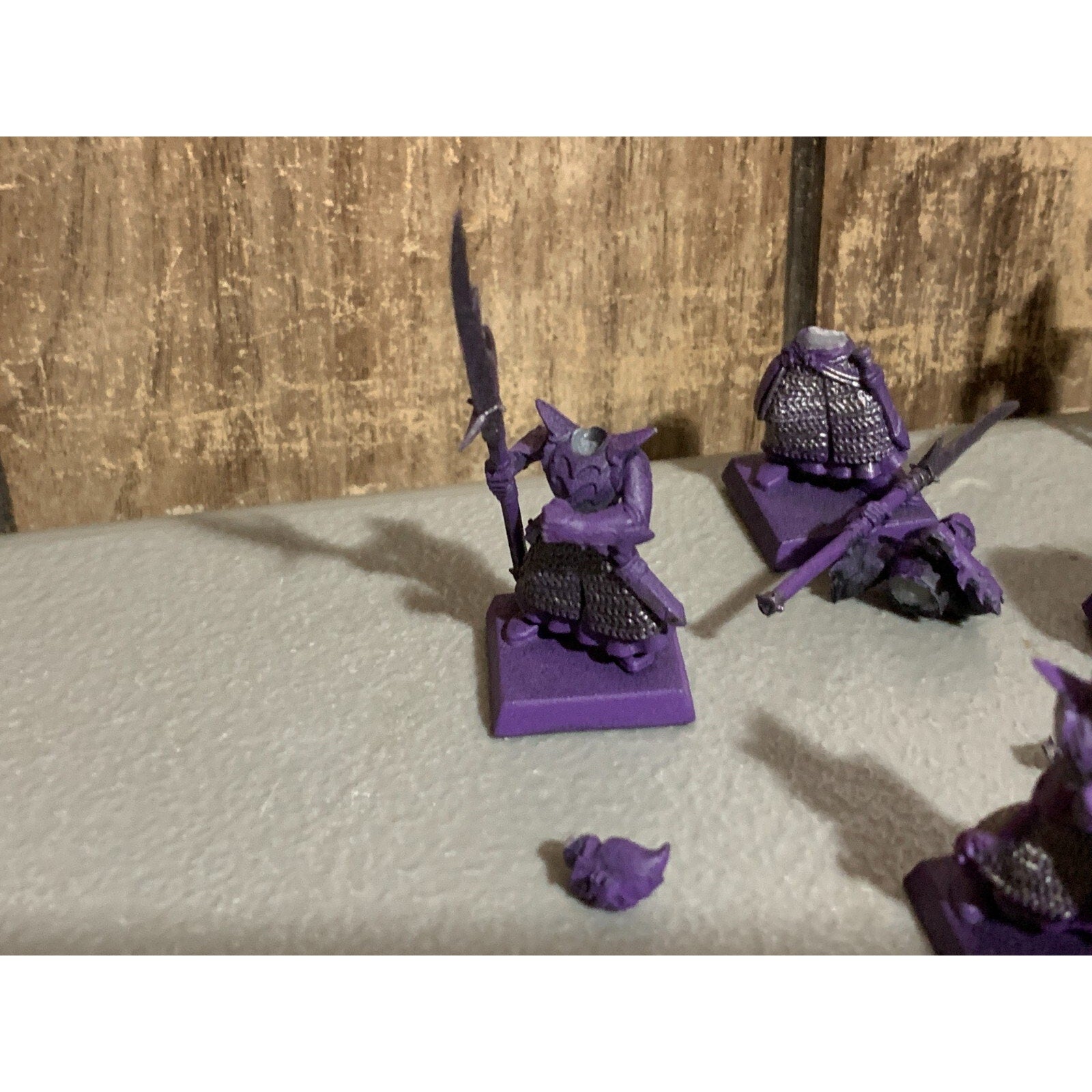 A16903 WARHAMMER AOS FANTASY DARK ELVES SPEARMEN 10 PACK MISS 2 SHIELDS GW