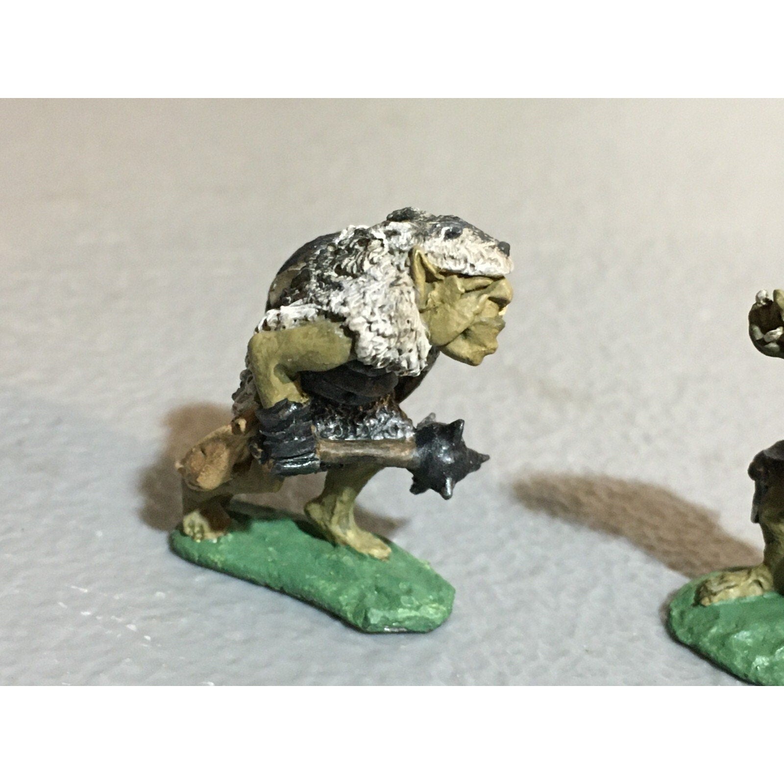 A9798 CITADEL PRE SLOTTA METAL RARE OOP ORCS ARMOURED & AXE SPEAR