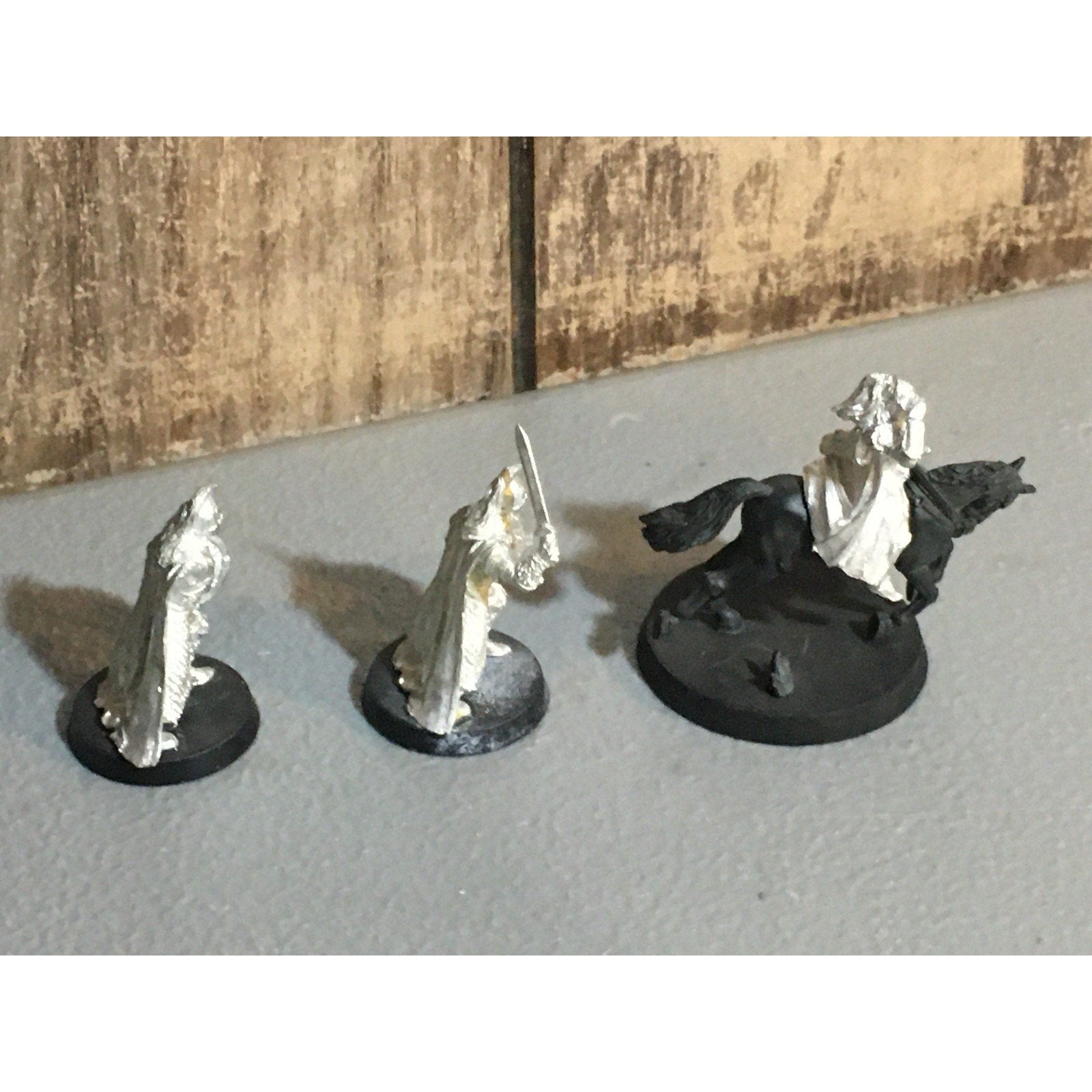 A30408 LOTR LORD RINGS GAMES WORKSHOP METAL ROHAN RIDER & ROYAL GUARD MISS 1 ARM