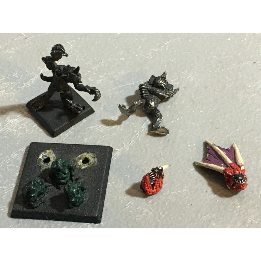 A21009 WARHAMMER 40K FANTASY CHAOS DAEMONS METAL BITS INC LOT NURGLING PLAGUEBEA
