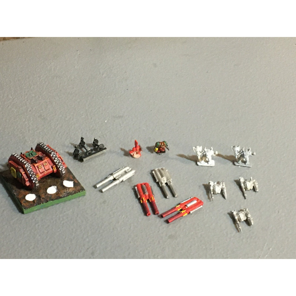 A24890 WARHAMMER 40K EPIC RANDOM BITS LOT INCOMPLETE SOME METAL ELDAR CHAOS GW