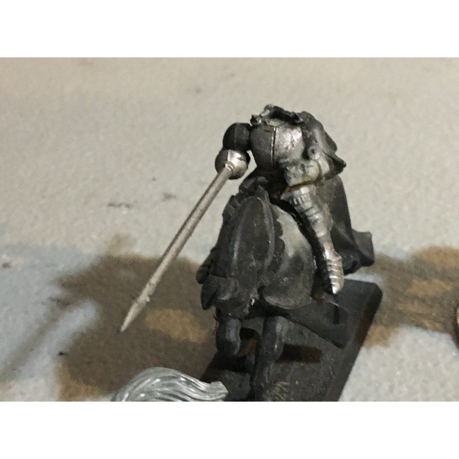 A32551 UNKNOWN MINIATURES PLASTIC ANIMAL SPIDER HORSE INCOMPLETE KNIGHT