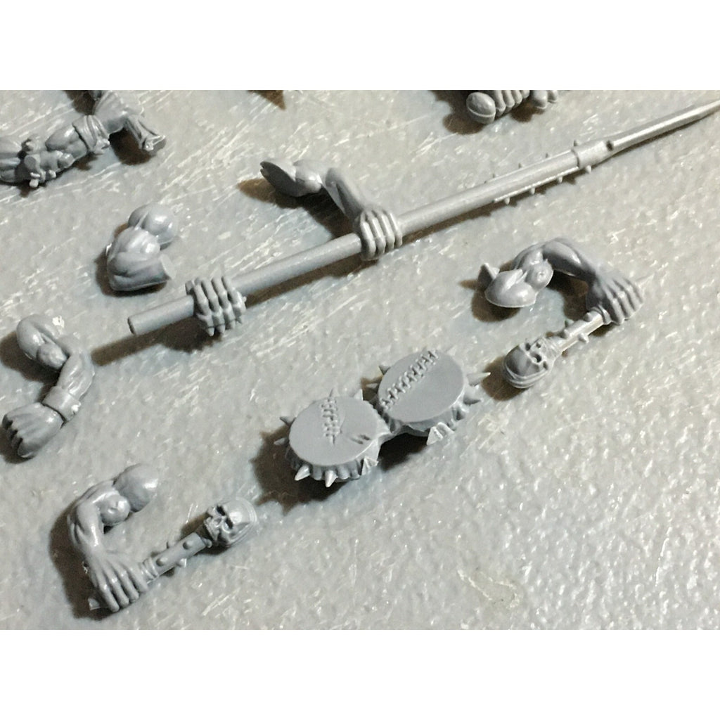 A23392 WARHAMMER FANTASY ORCS & GOBLINS BITS LOT BOYZ ARMS GAMES WORKSHOP GW