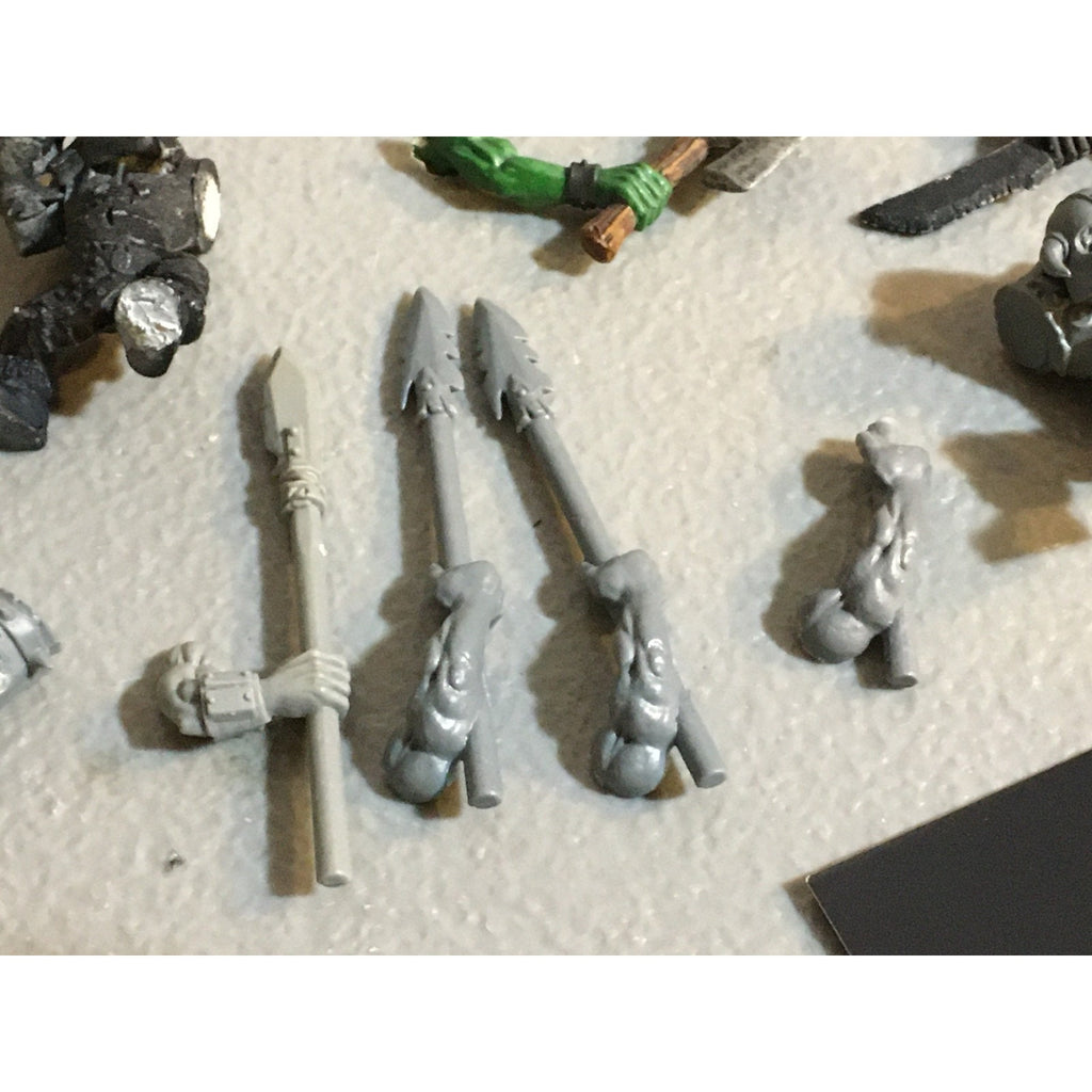 A33618 WARHAMMER FANTASY ORCS & GOBLINS INCOMPLETE BOYZ + BITS LOT GW