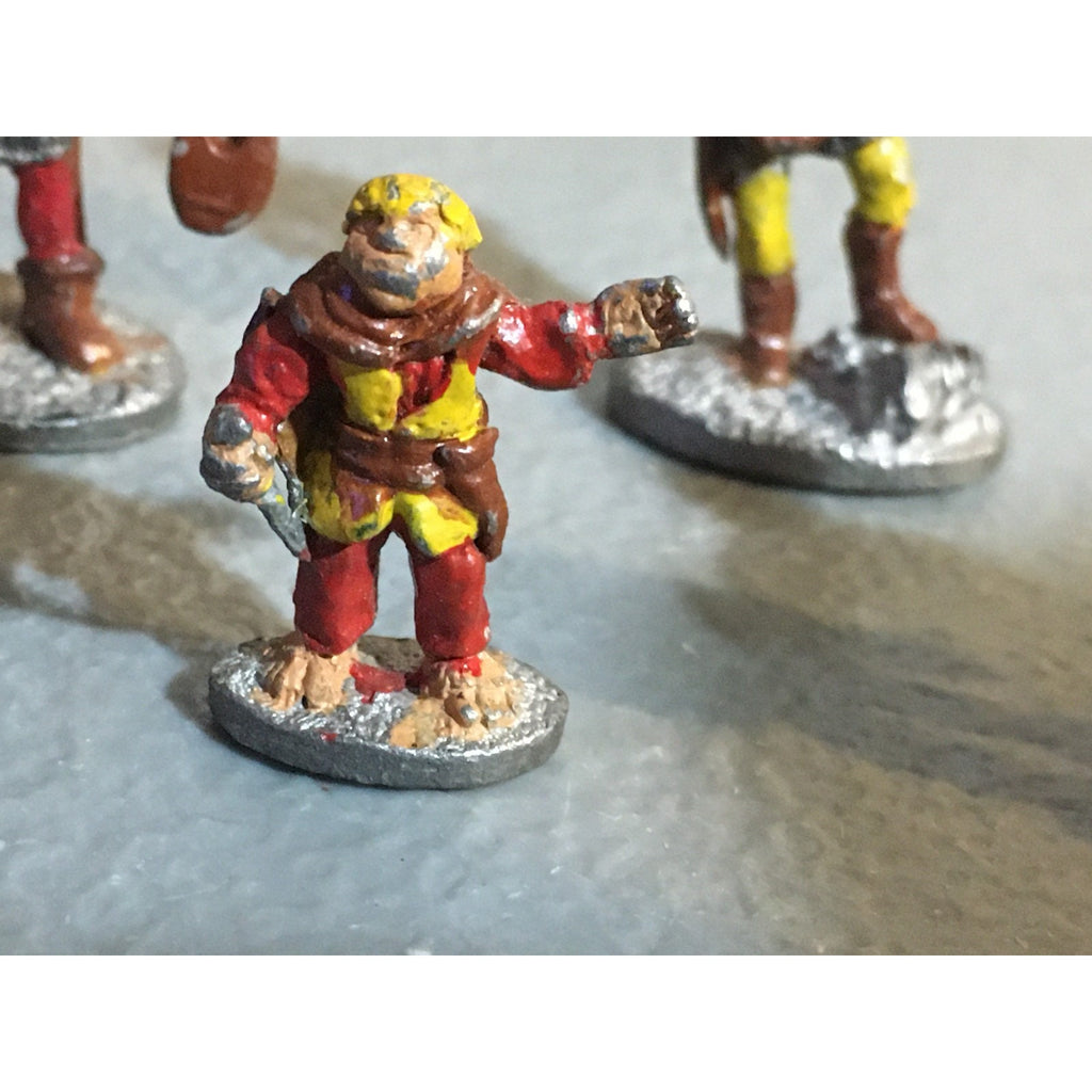 A32863 TSR METAL MINIATURES UNKNOWN HUMAN 4 PK BARD PIRATE HOBBIT