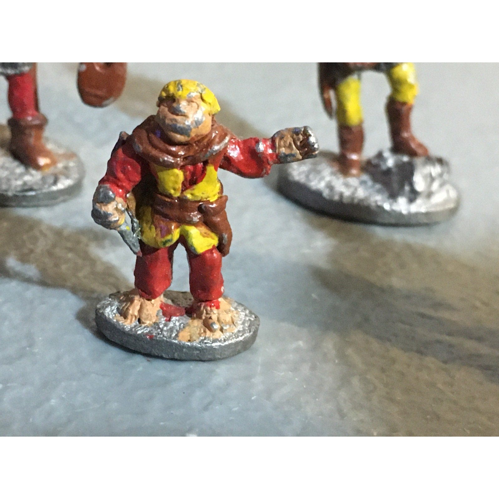 A32863 TSR METAL MINIATURES UNKNOWN HUMAN 4 PK BARD PIRATE HOBBIT