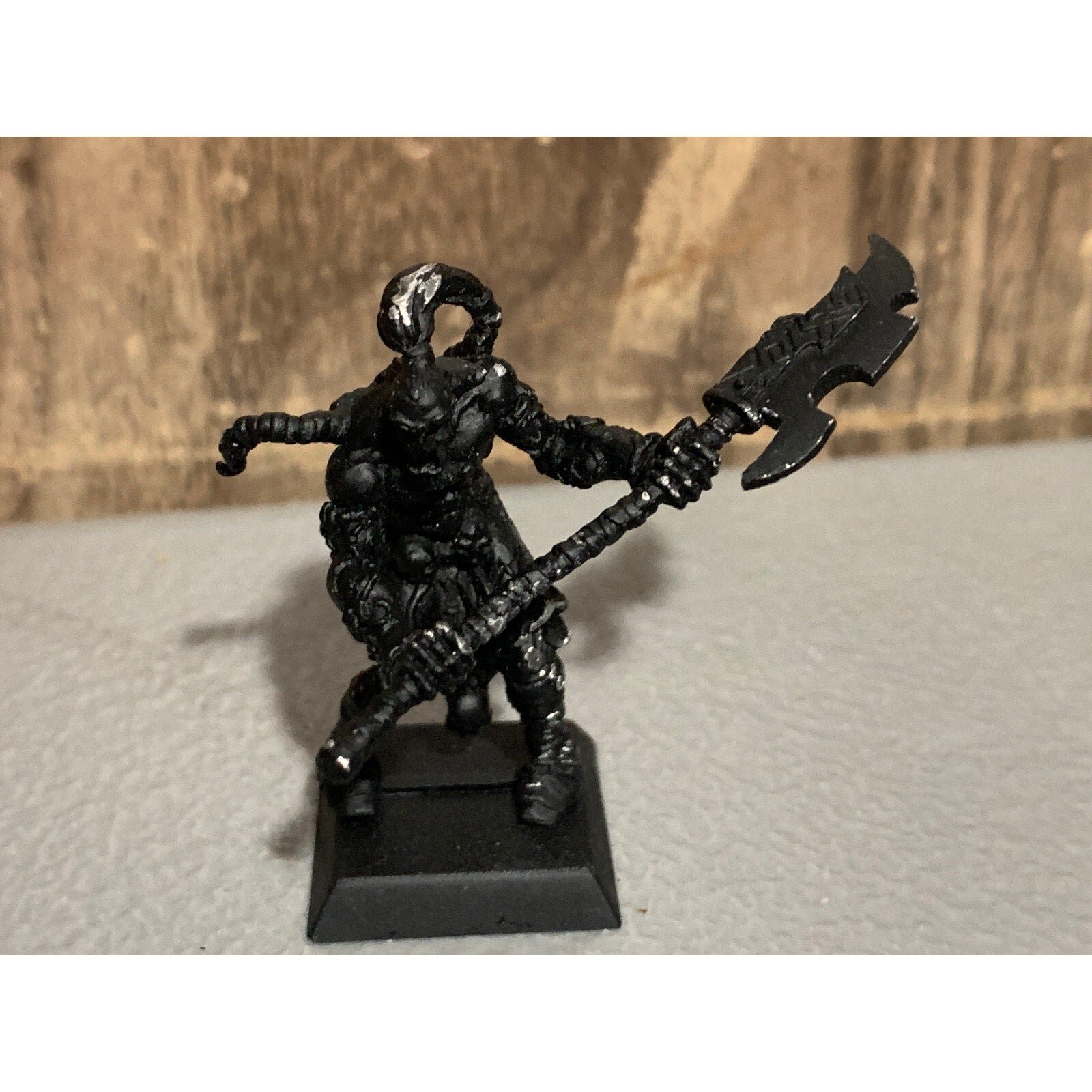 A10469 RACKHAM CONFRONTATION METAL OOP GIANT BARBARIAN WITH HALBERD