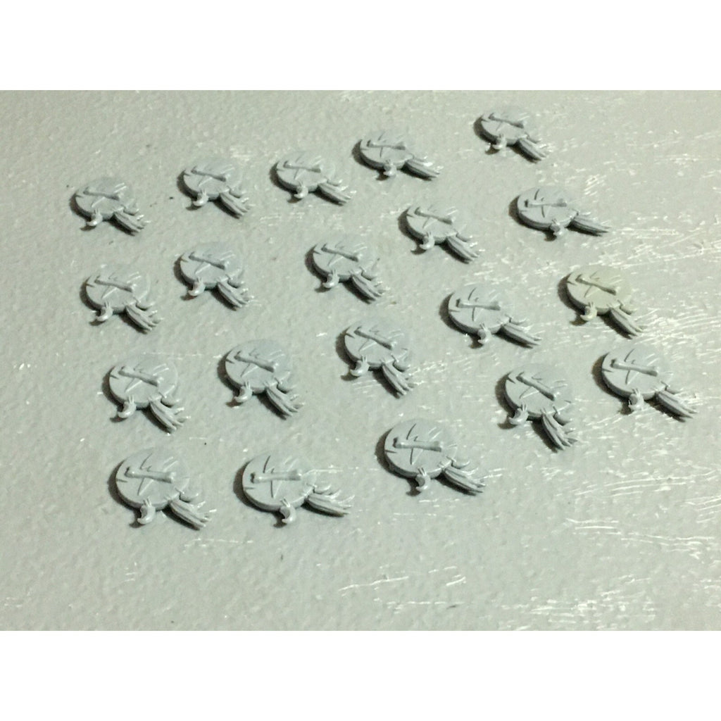A22624 WARHAMMER FANTASY ORCS & GOBLINS BITS LOT GOBLIN SHIELD GAMES WORKSHOP GW