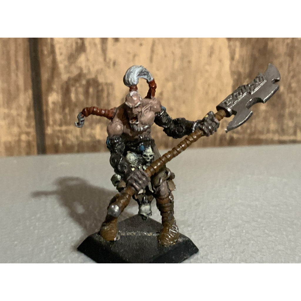 A16313 RACKHAM CONFRONTATION METAL OOP GIANT BARBARIAN W HALBERD