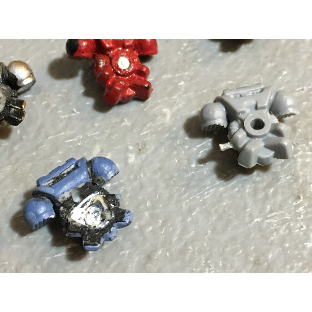 A23260 WARHAMMER 40K SPACE MARINES ROGUE TRADER BITS LOT BACKPACKS SOME CLOGD GW