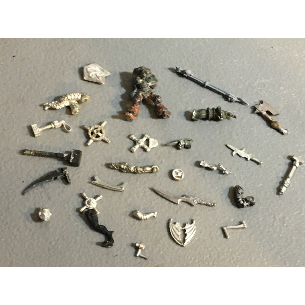 A32541 UNKNOWN MINIATURES ALL METAL BITS & INCOMPLETE LOT FANTASY