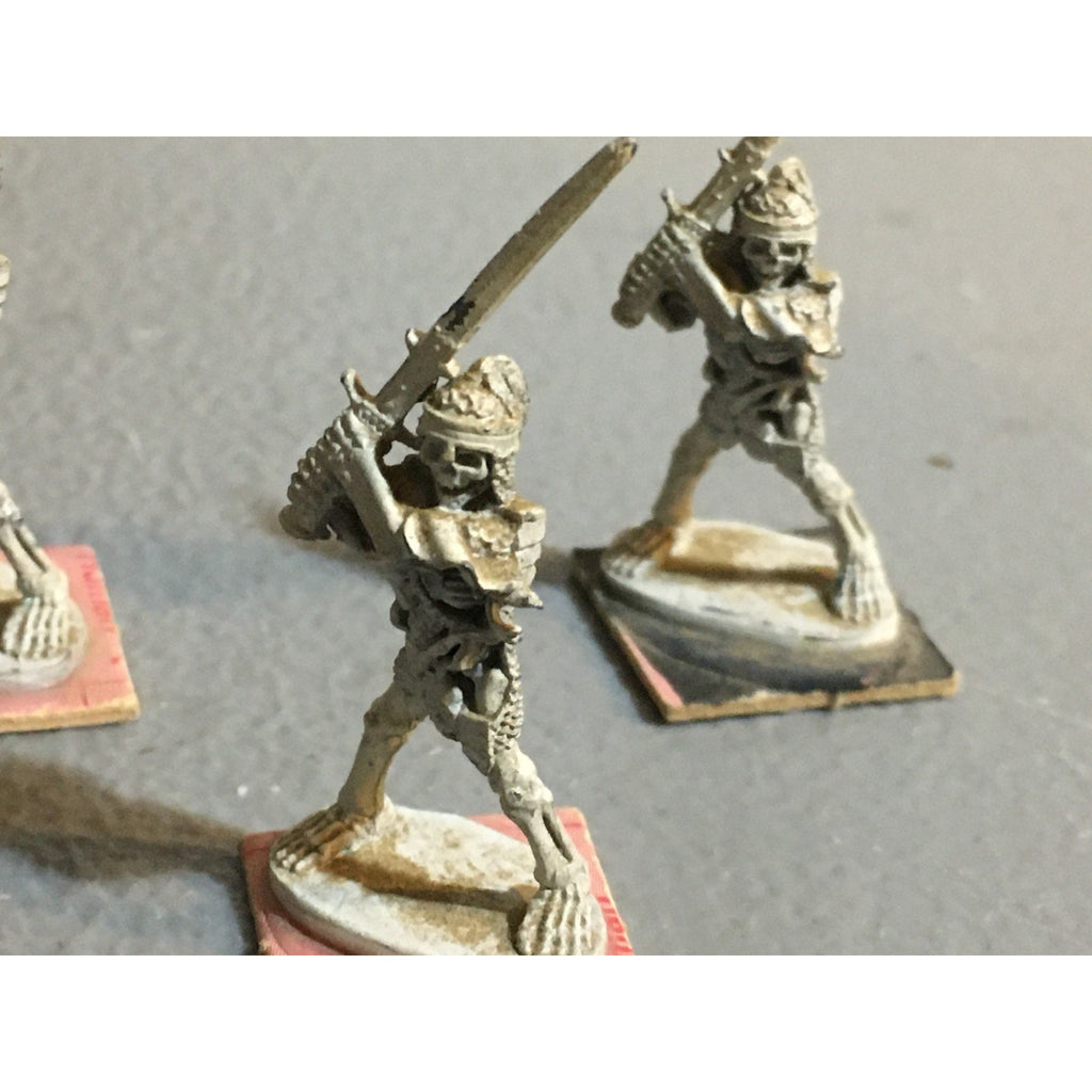 A32384 RAL PARTHA METAL MINIATURES SKELETON WARRIOR KNIGHT 3 PK TABLETOP WAR