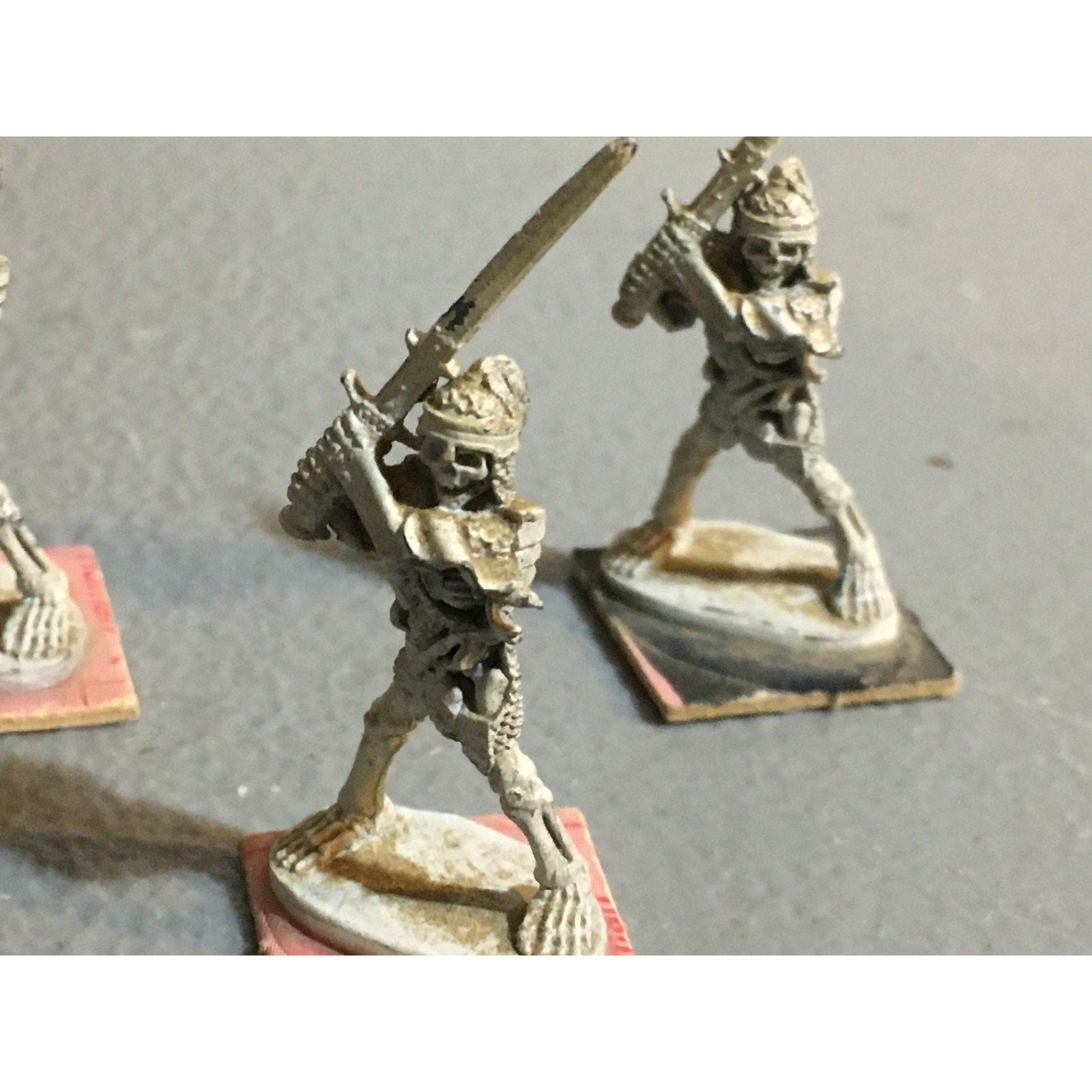 A32384 RAL PARTHA METAL MINIATURES SKELETON WARRIOR KNIGHT 3 PK TABLETOP WAR