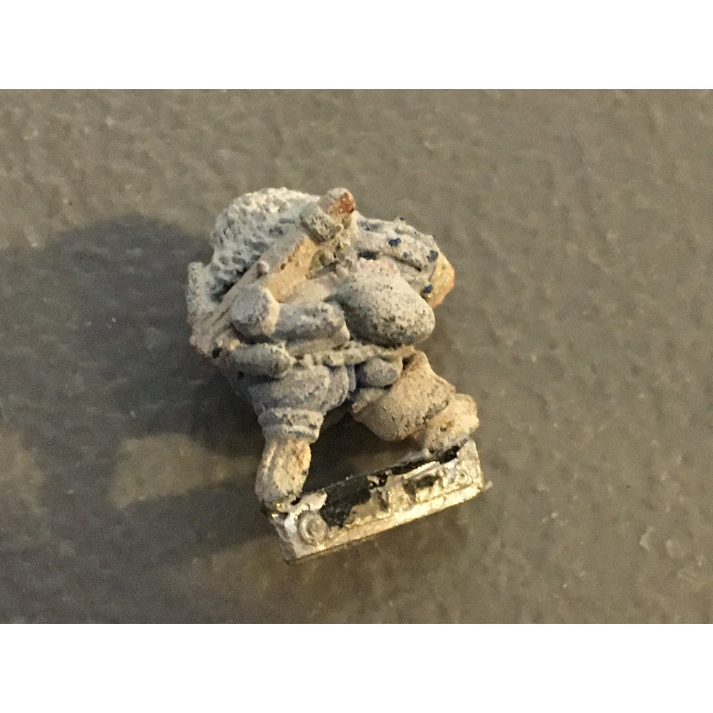 A30734 WARHAMMER FANTASY GW 1986 METAL DWARF JORJ RUDDLE BURMAS CHAMPION INCOMP