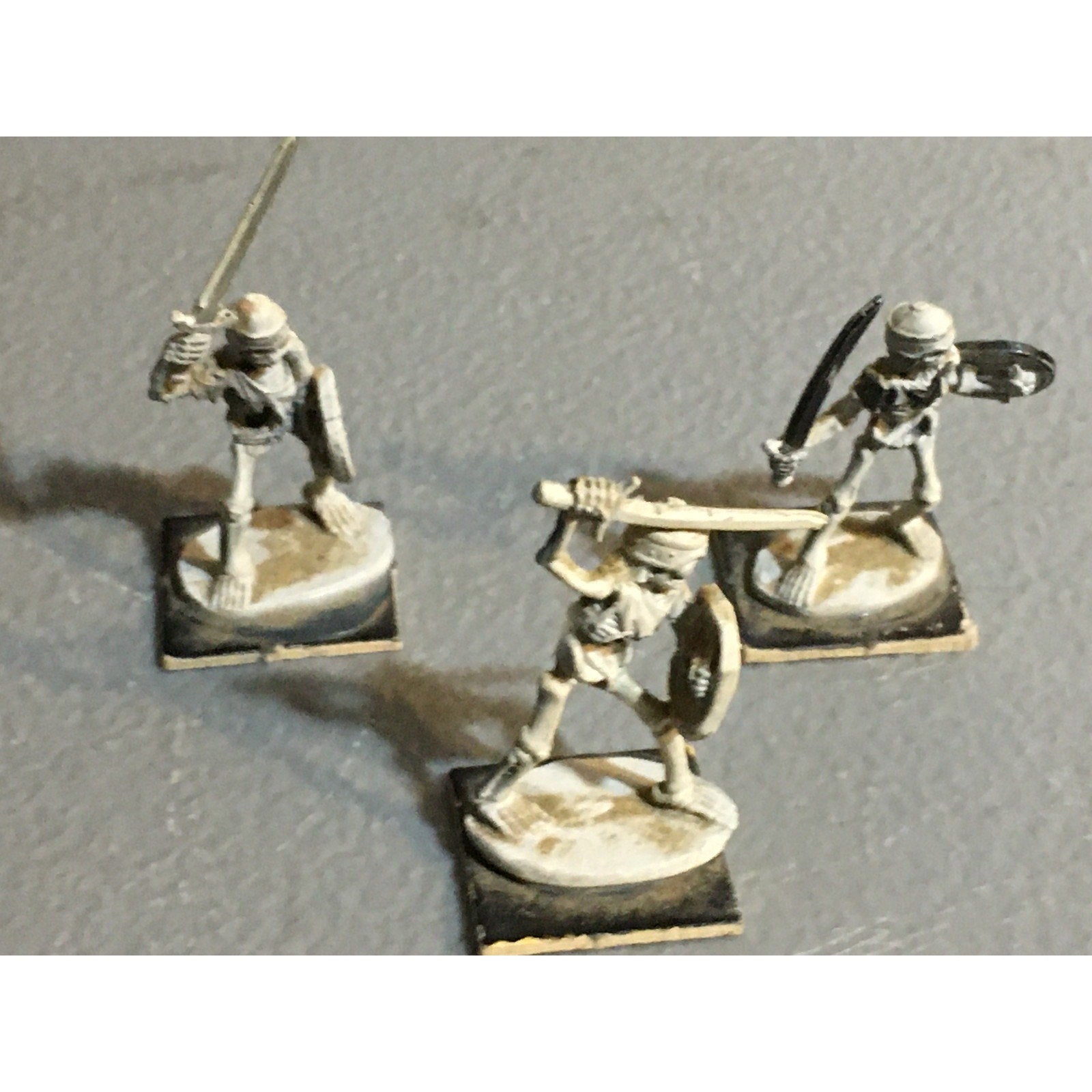 A32378 RAL PARTHA METAL MINIATURES SKELETON WARRIOR 3 PK TABLETOP WAR GAMES